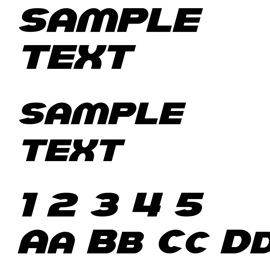 SF Juggernaut Bold Italic