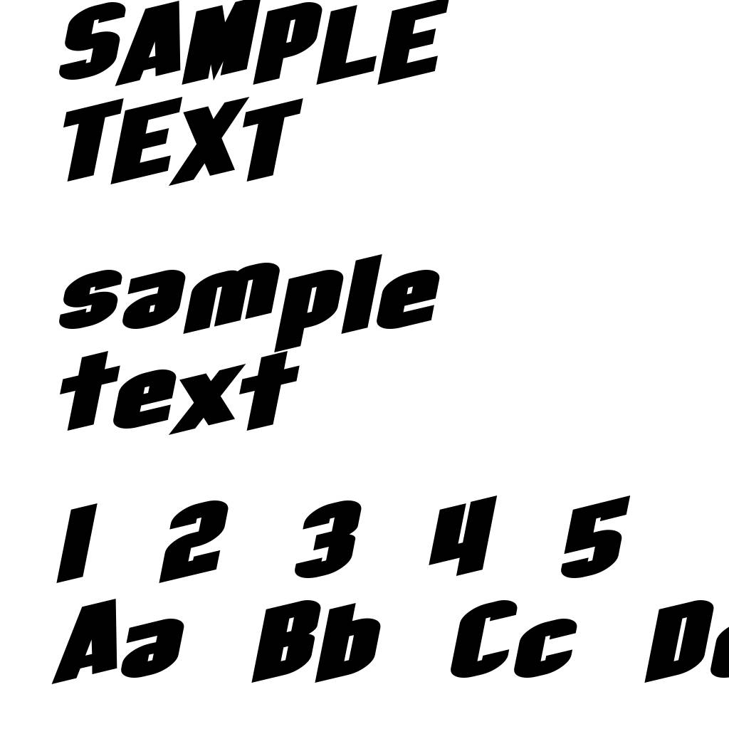 SF Obliquities Extended Bold