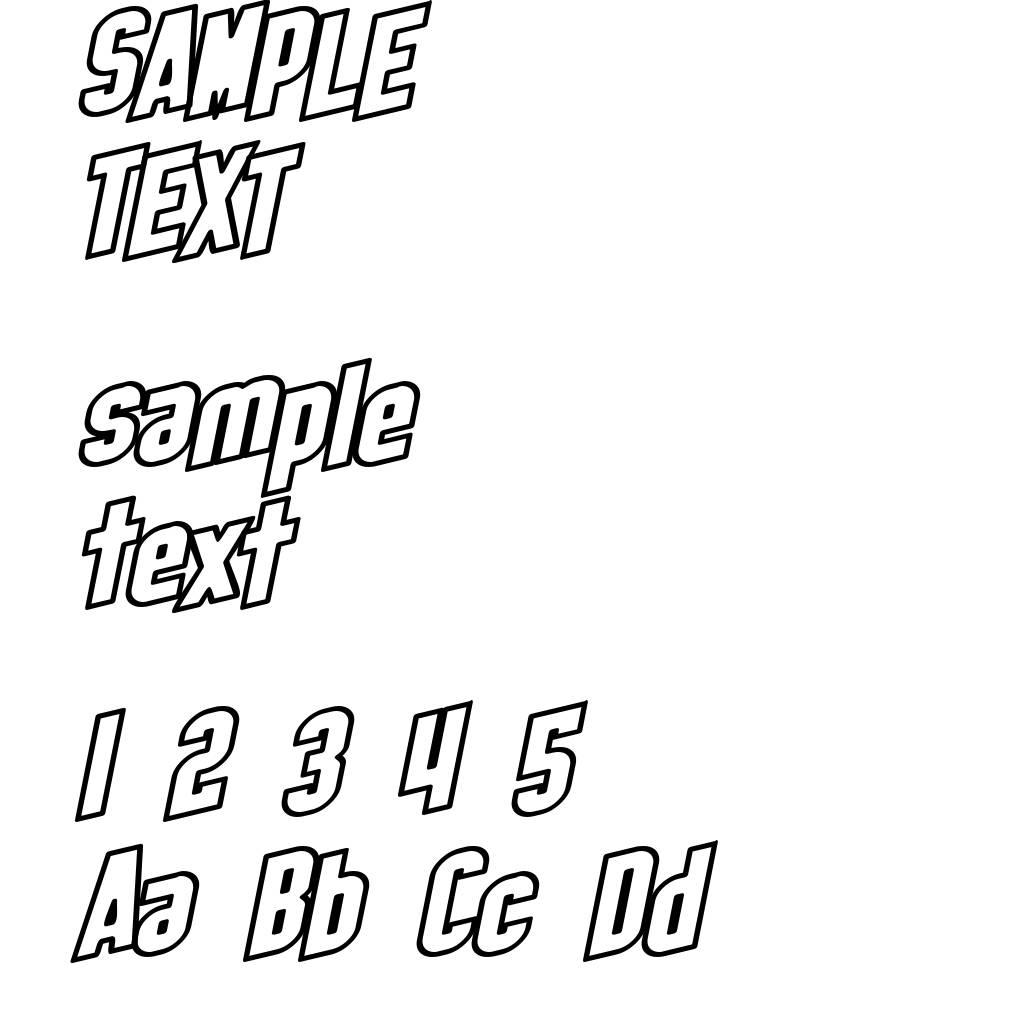 SF Obliquities Outline Bold