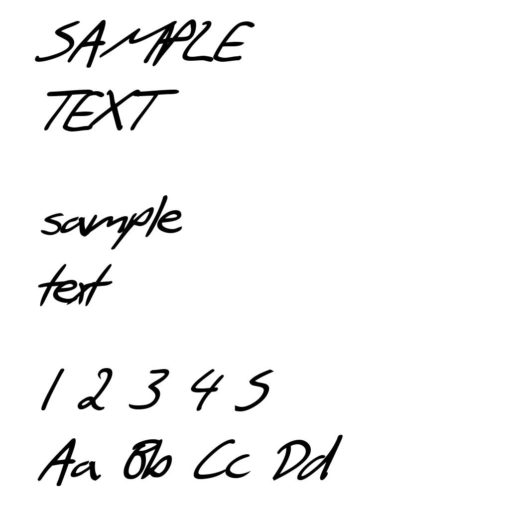 SF Scribbled Sans Bold Italic