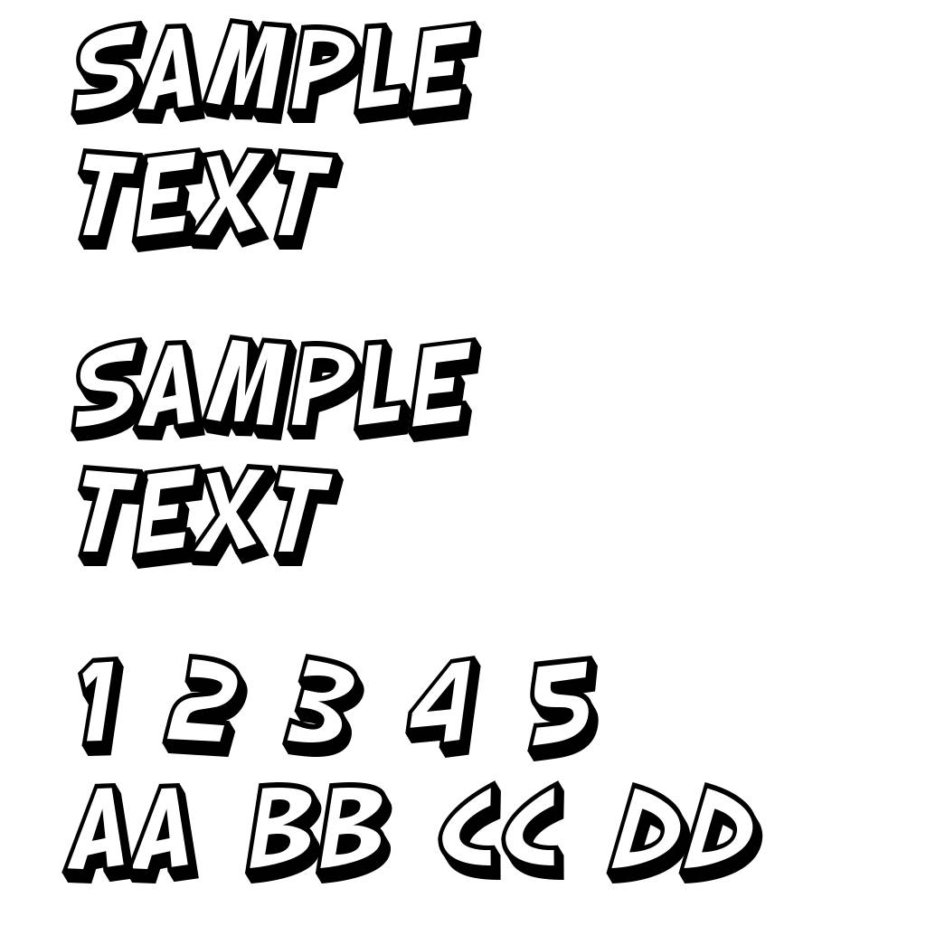 SF Slapstick Comic Shaded Oblique