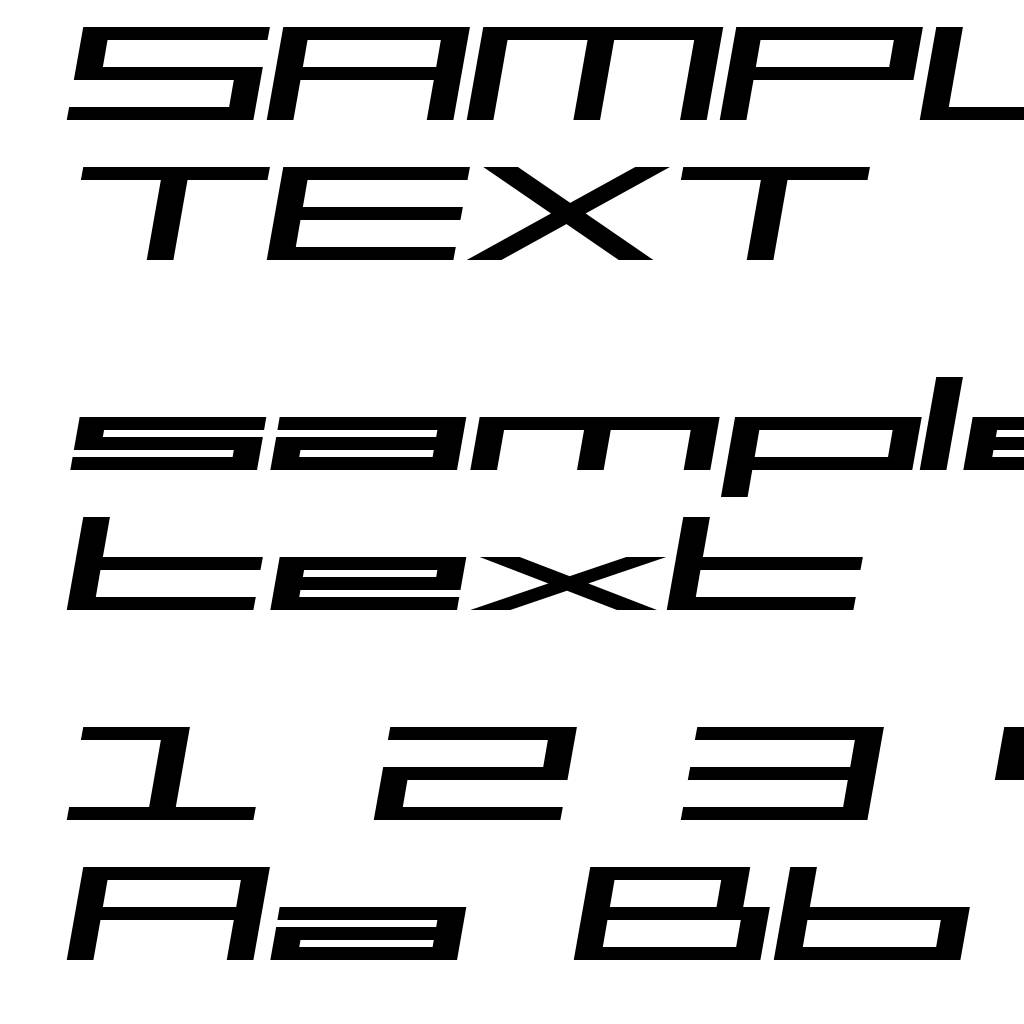 SF Square Head Extended Italic