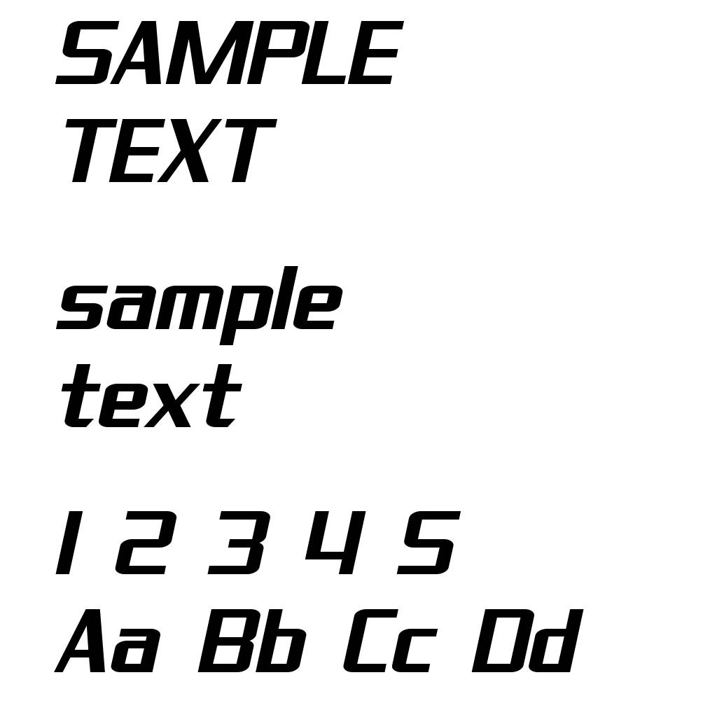SF Theramin Gothic Bold Oblique