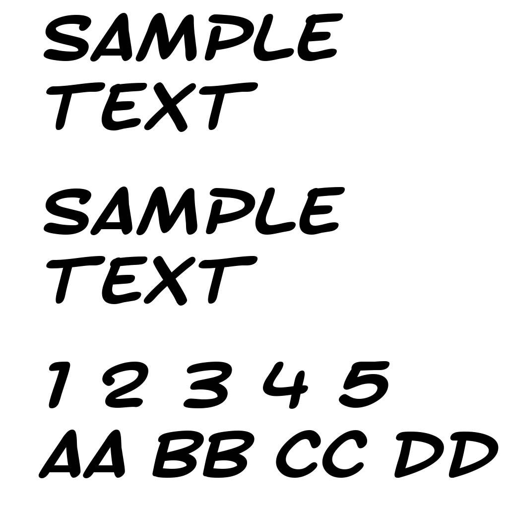 SF Toontime Extended Bold Italic