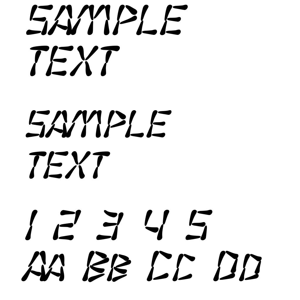 SF Wasabi Bold Italic