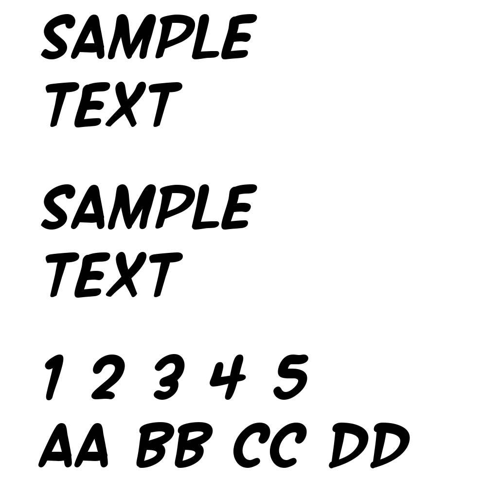 SF Wonder Comic Bold Italic