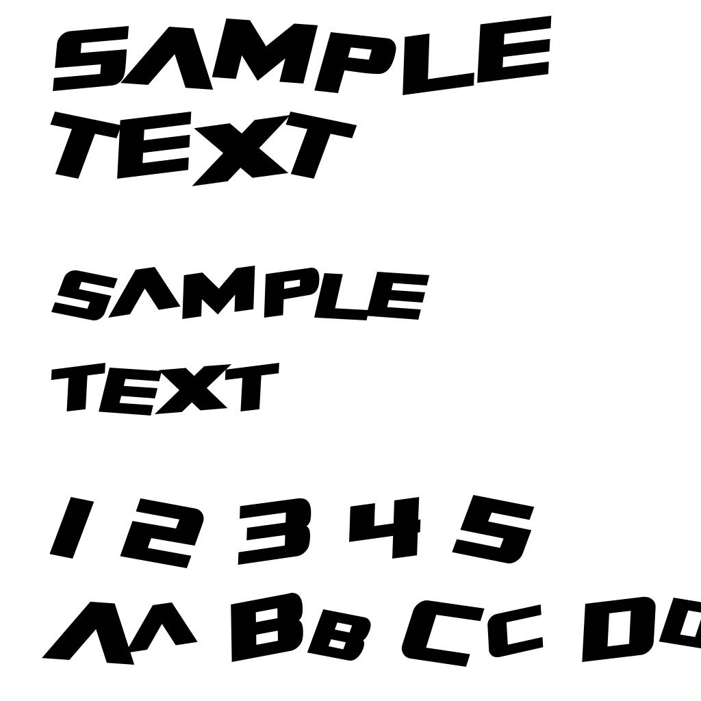 SF Zero Gravity Bold Italic