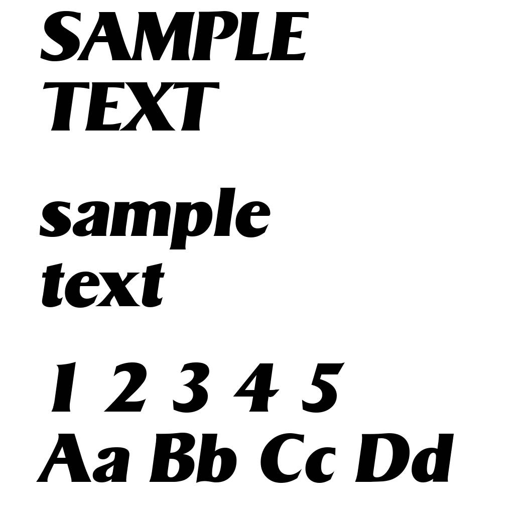SigvarSerial-Heavy-Italic