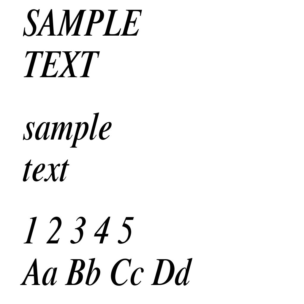 Xerox Serif Narrow Italic