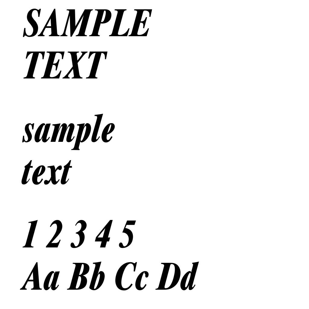 Xerox Serif Narrow Bold Italic