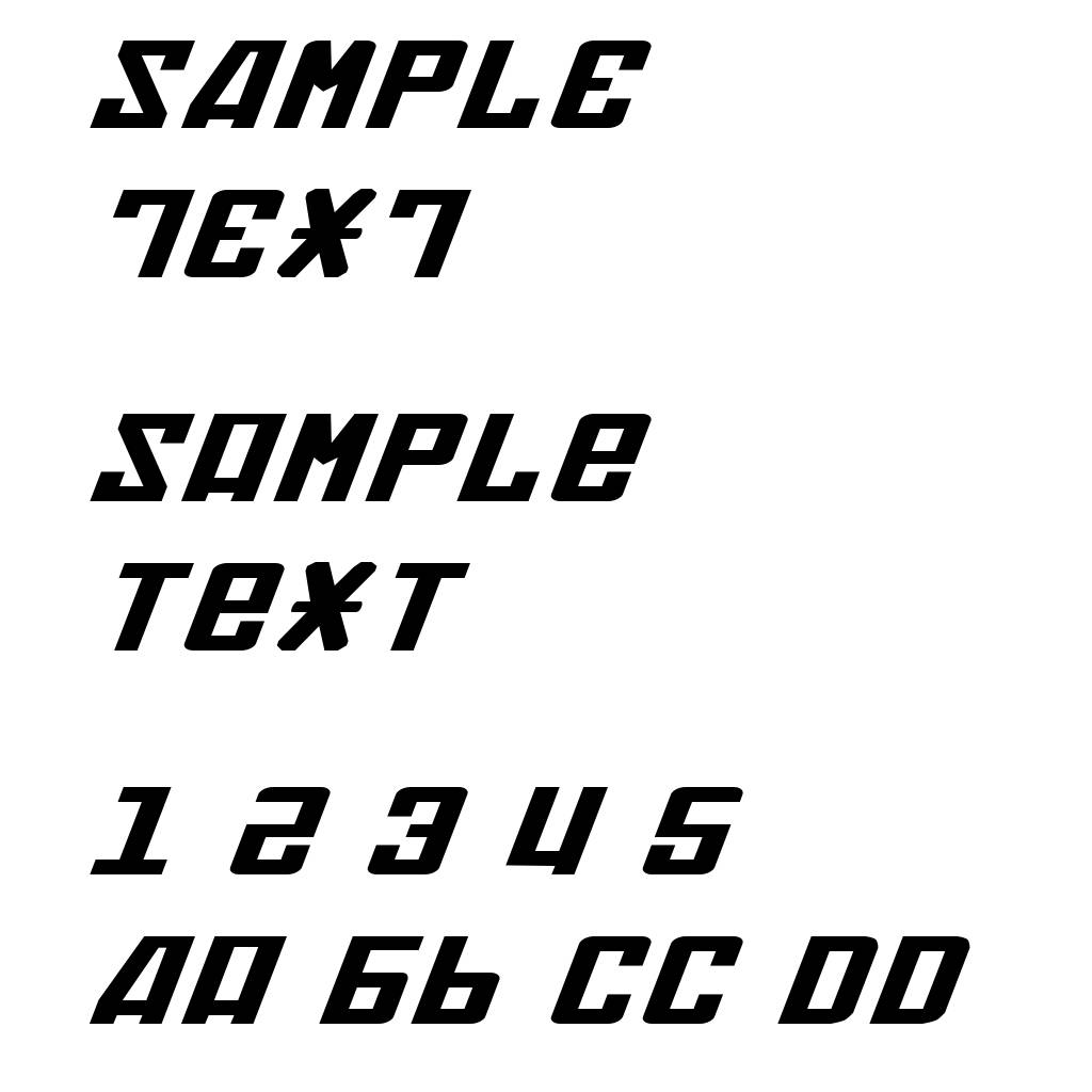 Soviet X-Expanded Italic