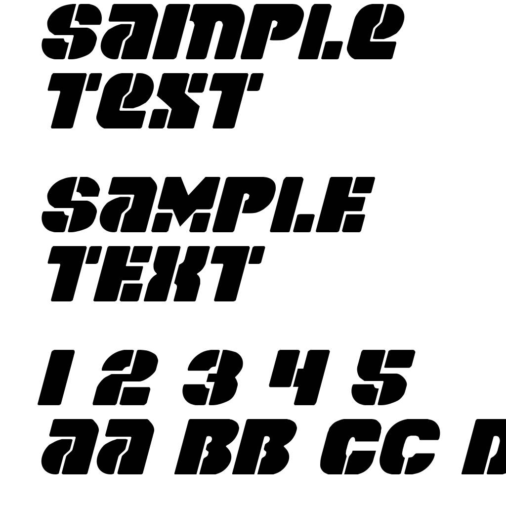 Space Cruiser Italic