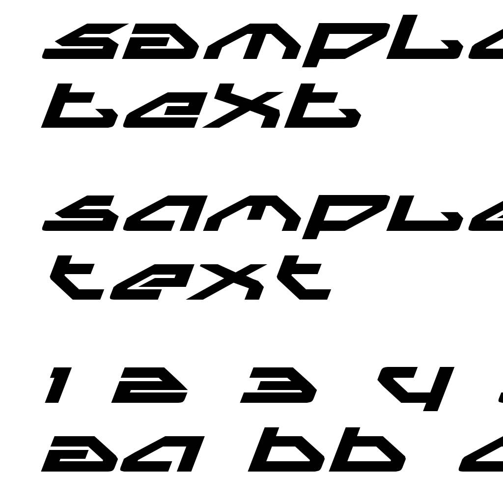 Spylord Bold Expanded Italic