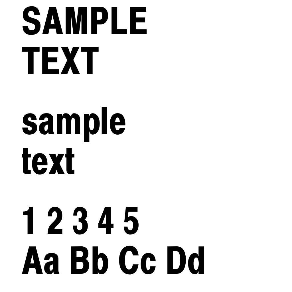 Xerox Sans Serif Narrow Bold
