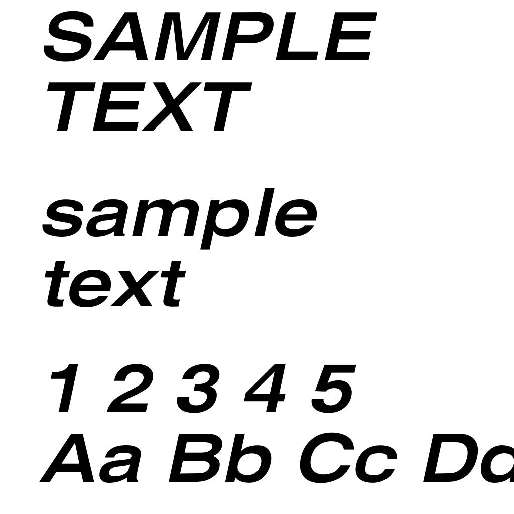 Xerox Sans Serif Wide Bold Oblique