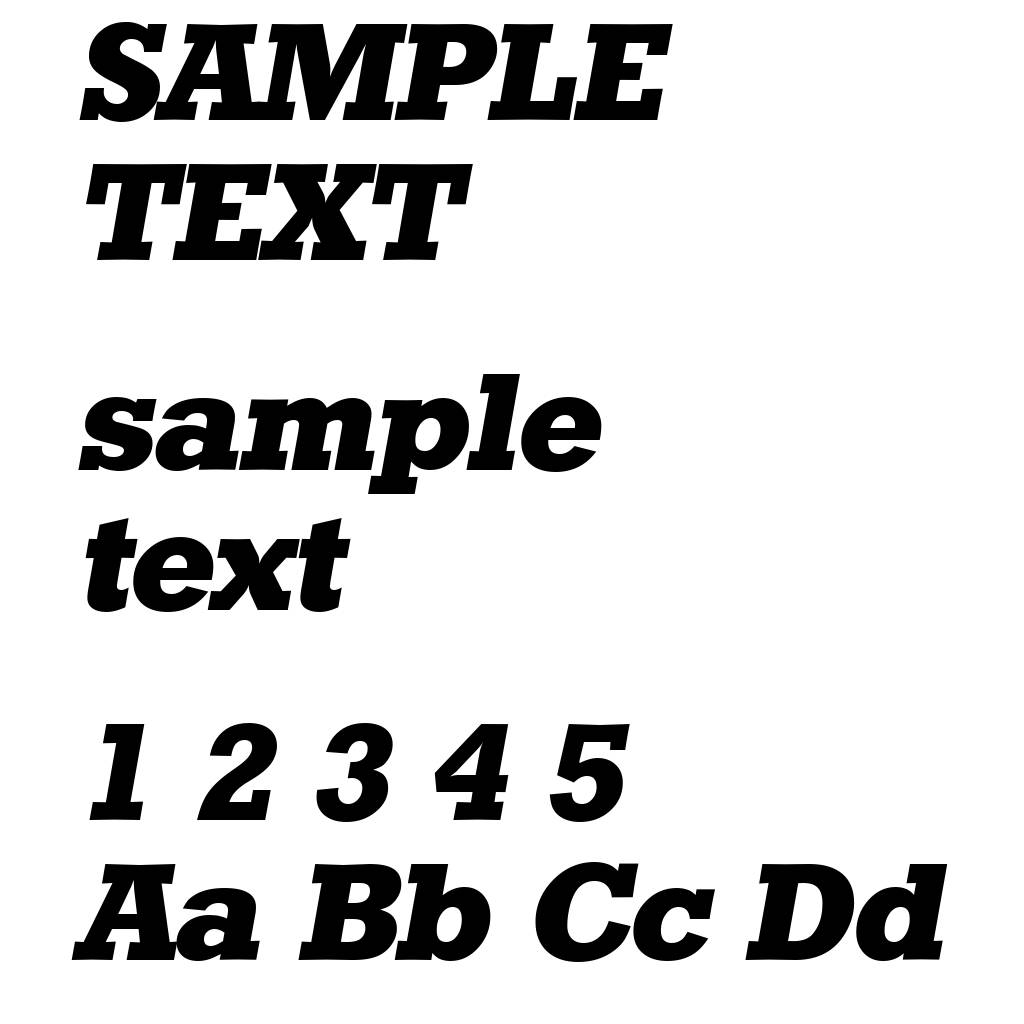 StaffordSerial-Xbold-Italic