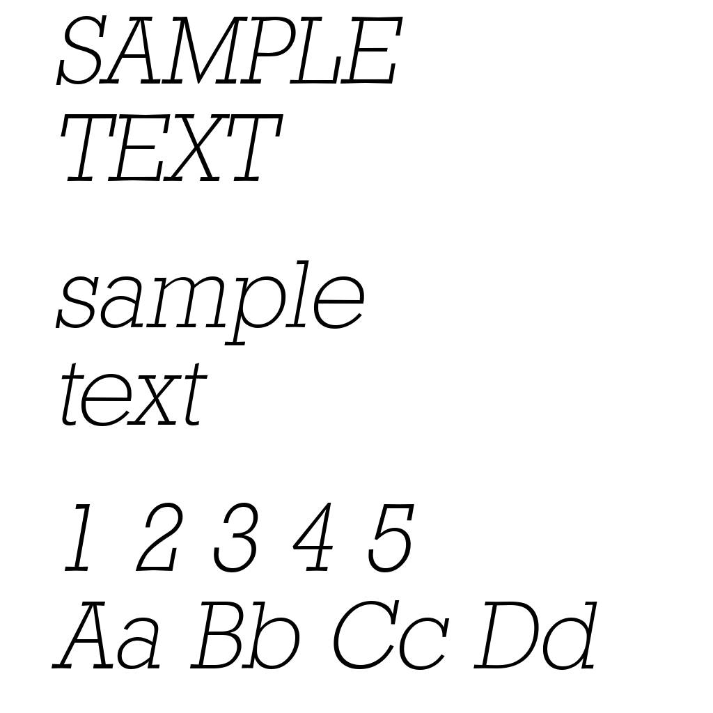 StaffordSerial-Xlight-Italic