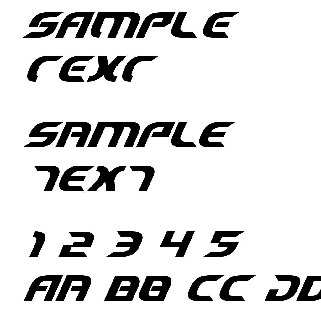 Starfighter Cadet Bold Italic