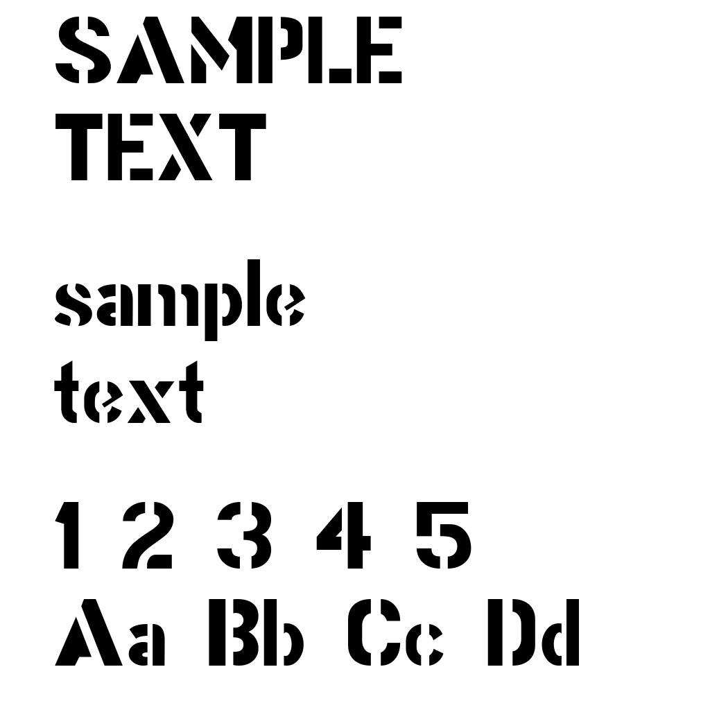Stencil Gothic JL