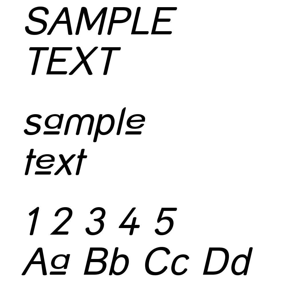 Street - Upper Italic