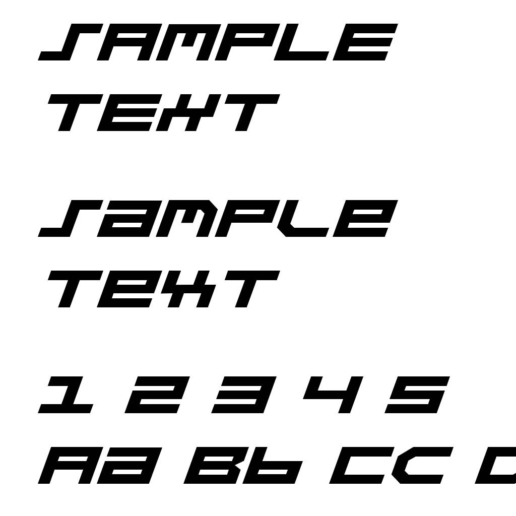 Stuntman Expanded Italic