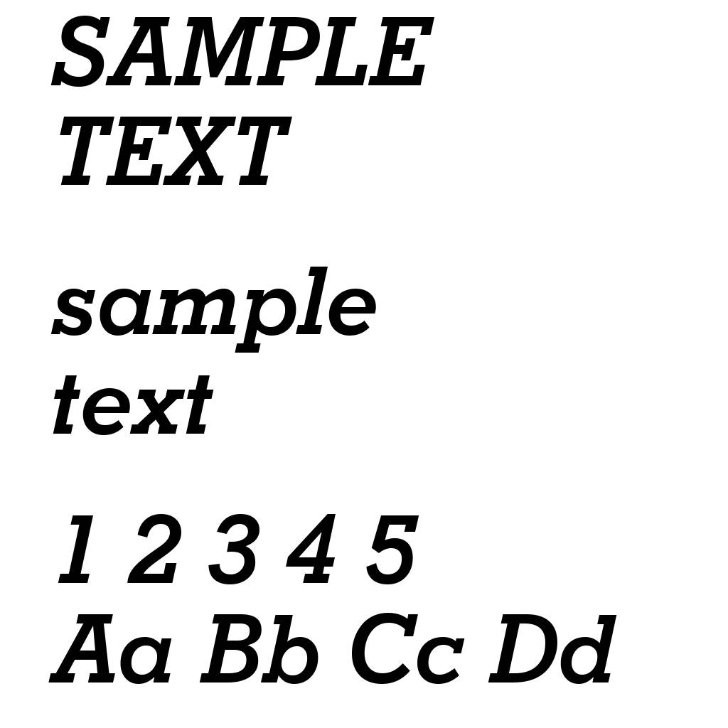 Stymie Bold Italic BT