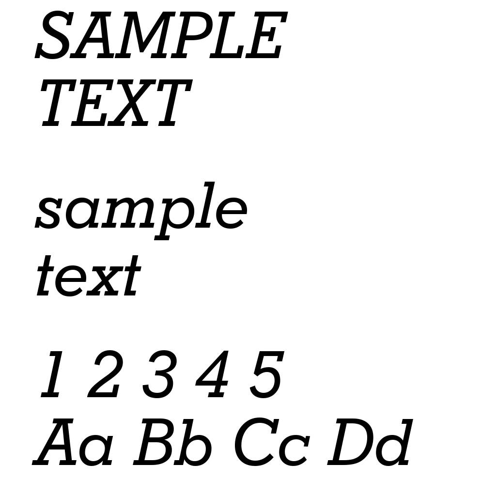 Stymie Medium Italic BT