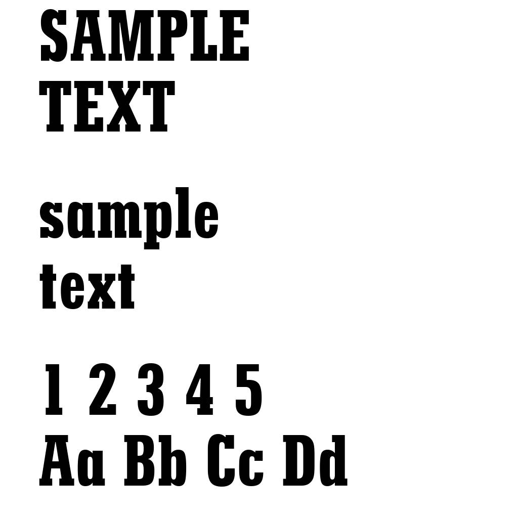 Stymie Extra Bold Condensed BT