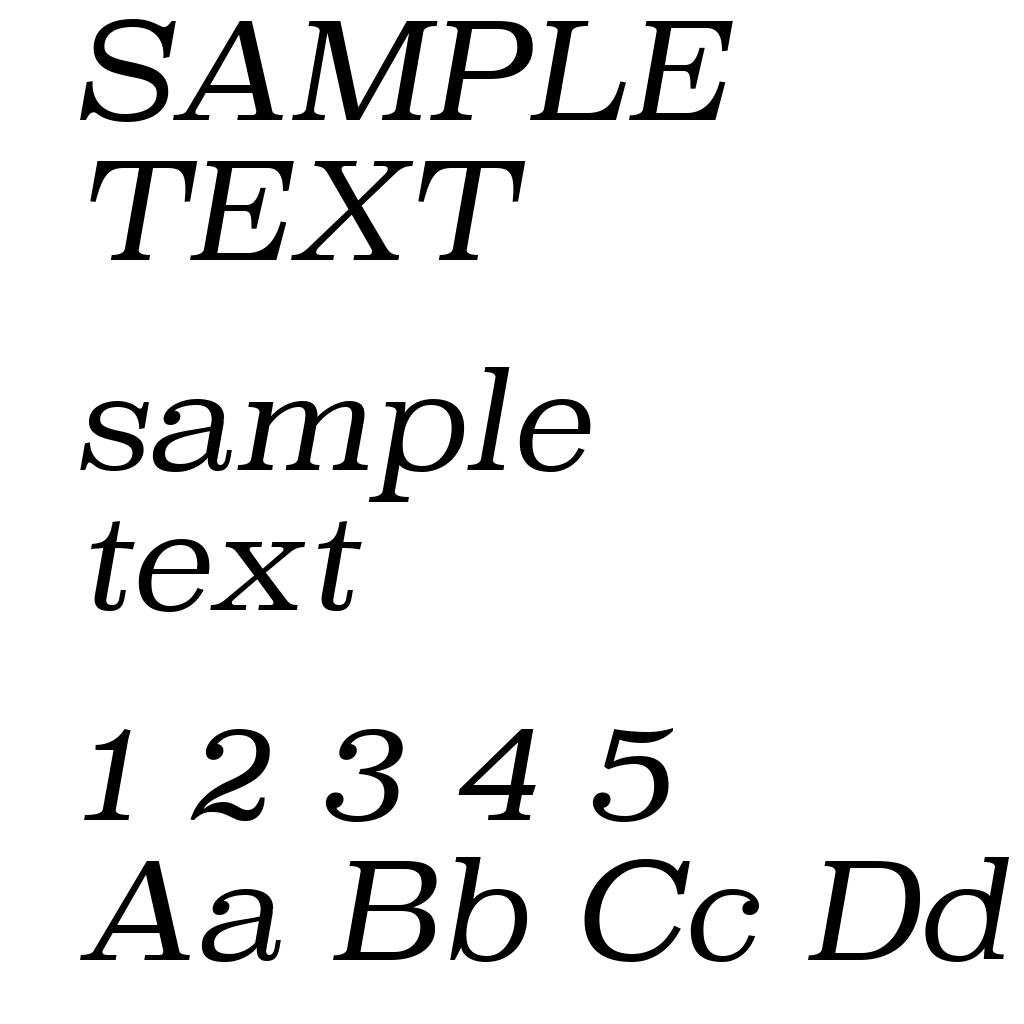 Superclarendon Lt Italic