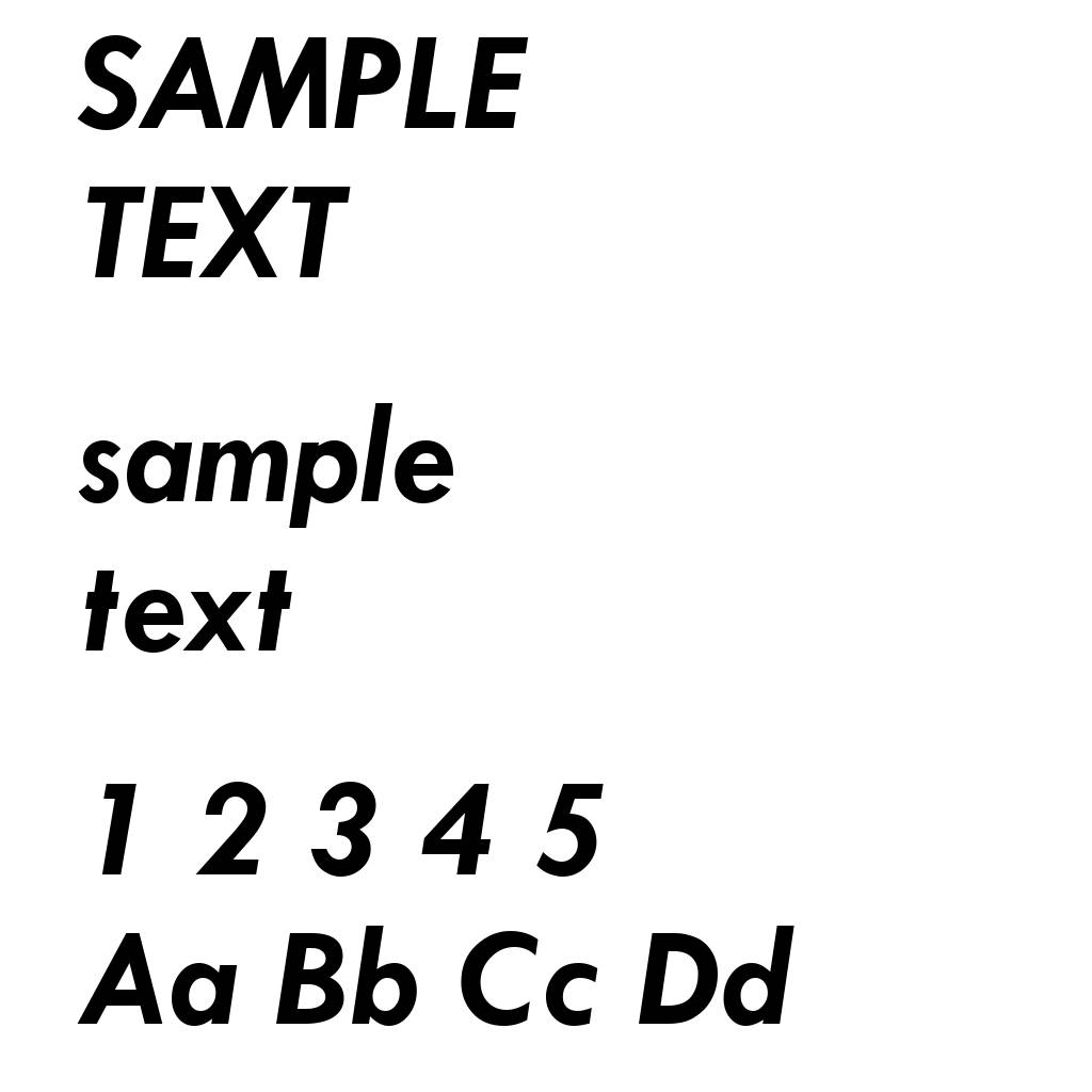 Tw Cen MT Bold Italic
