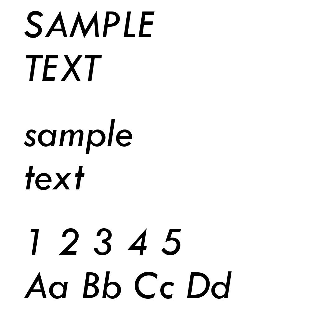 Tw Cen MT Italic