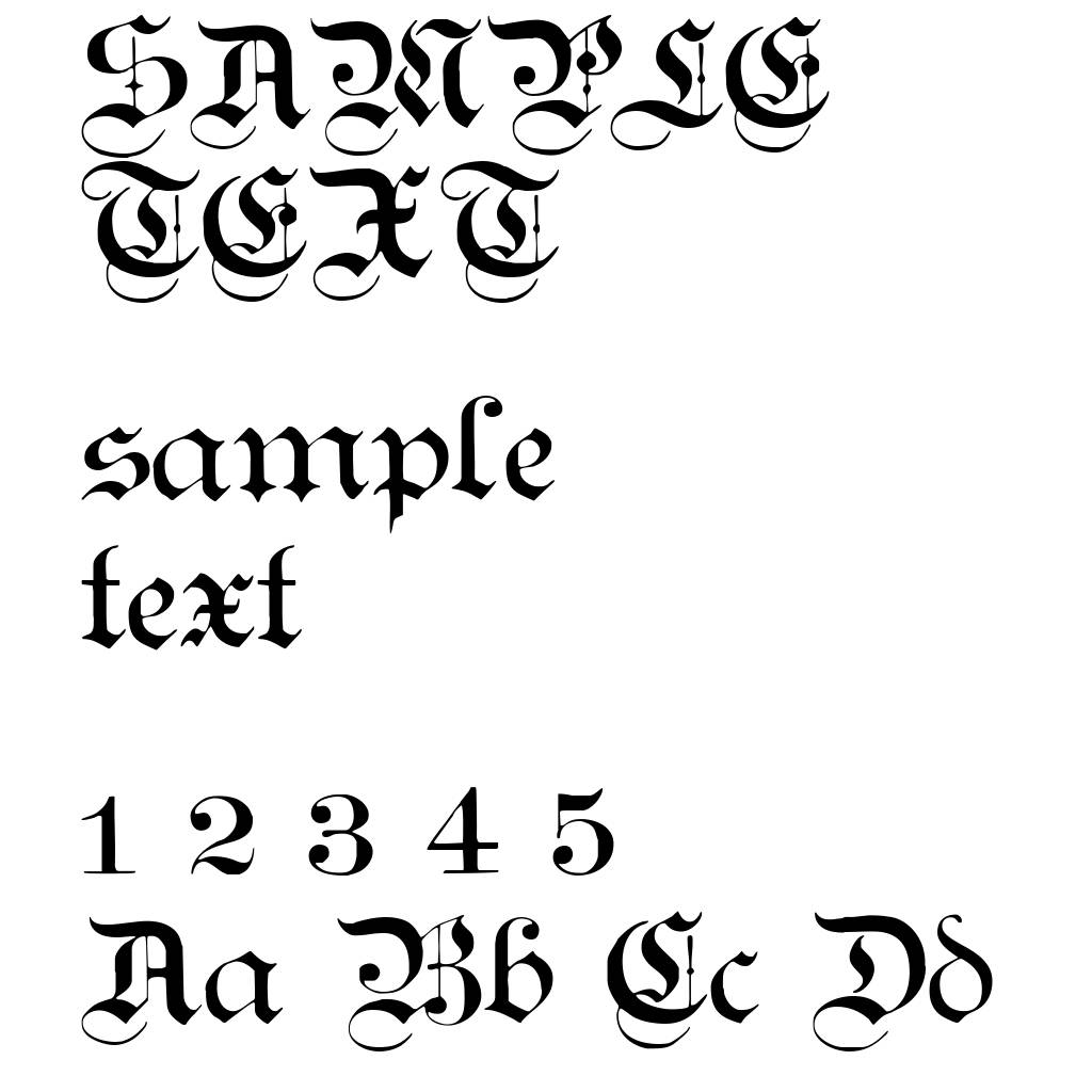 Teutonic No1 DemiBold
