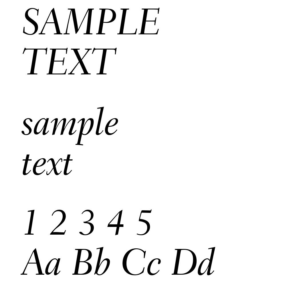 Transitional 551 Medium Italic BT