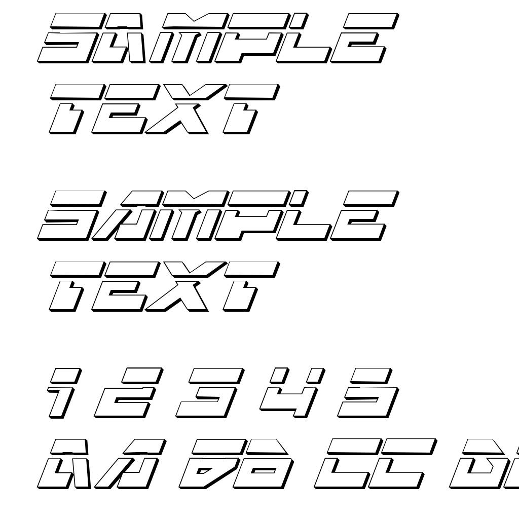 Trajia Laser Italic 3D