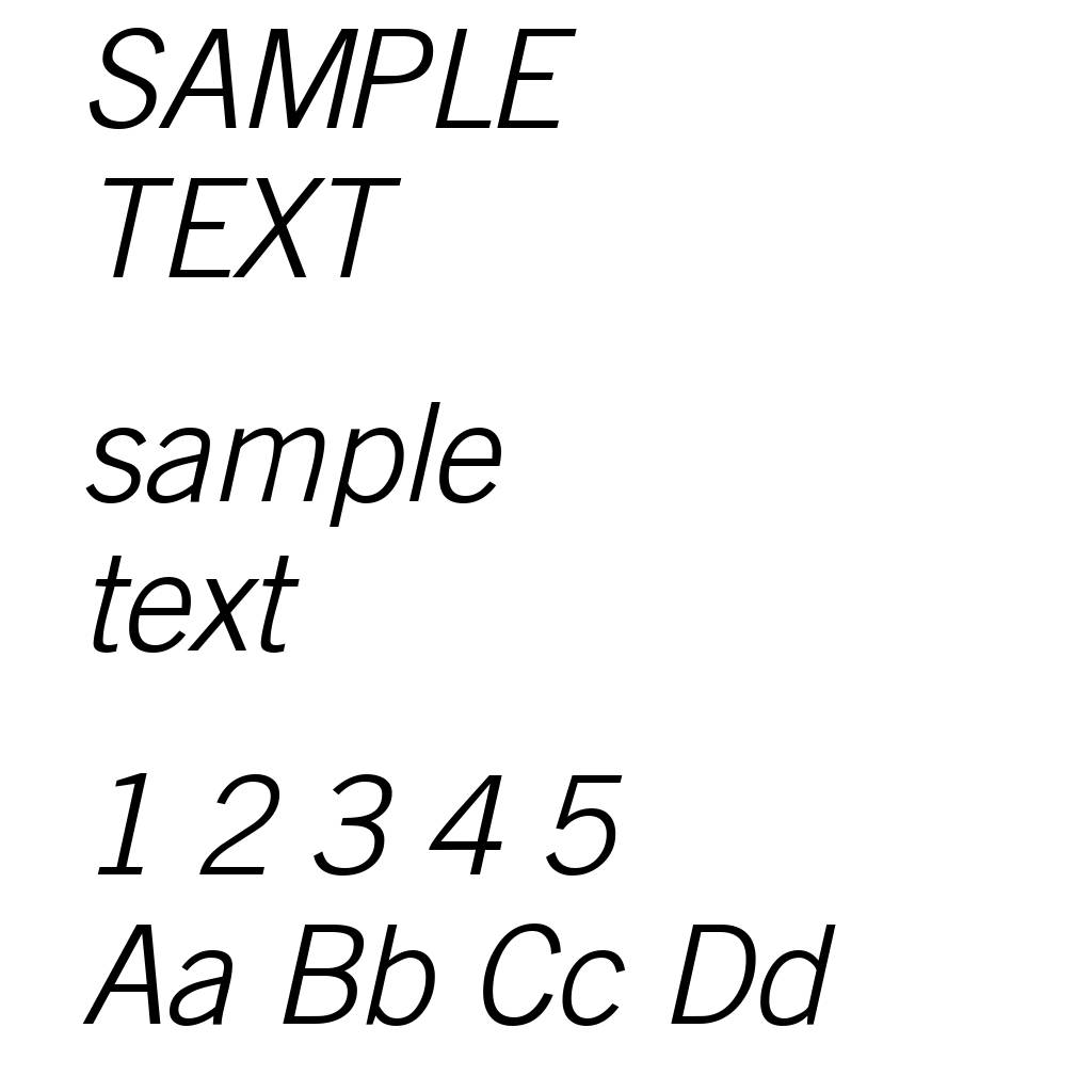 TransferGothic-Light-Italic