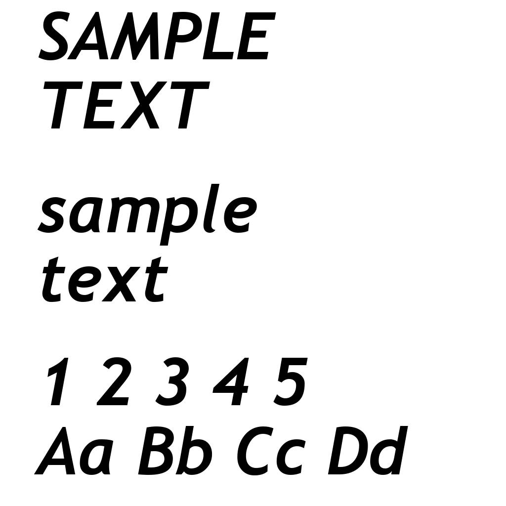 Trebuchet MS Bold Italic