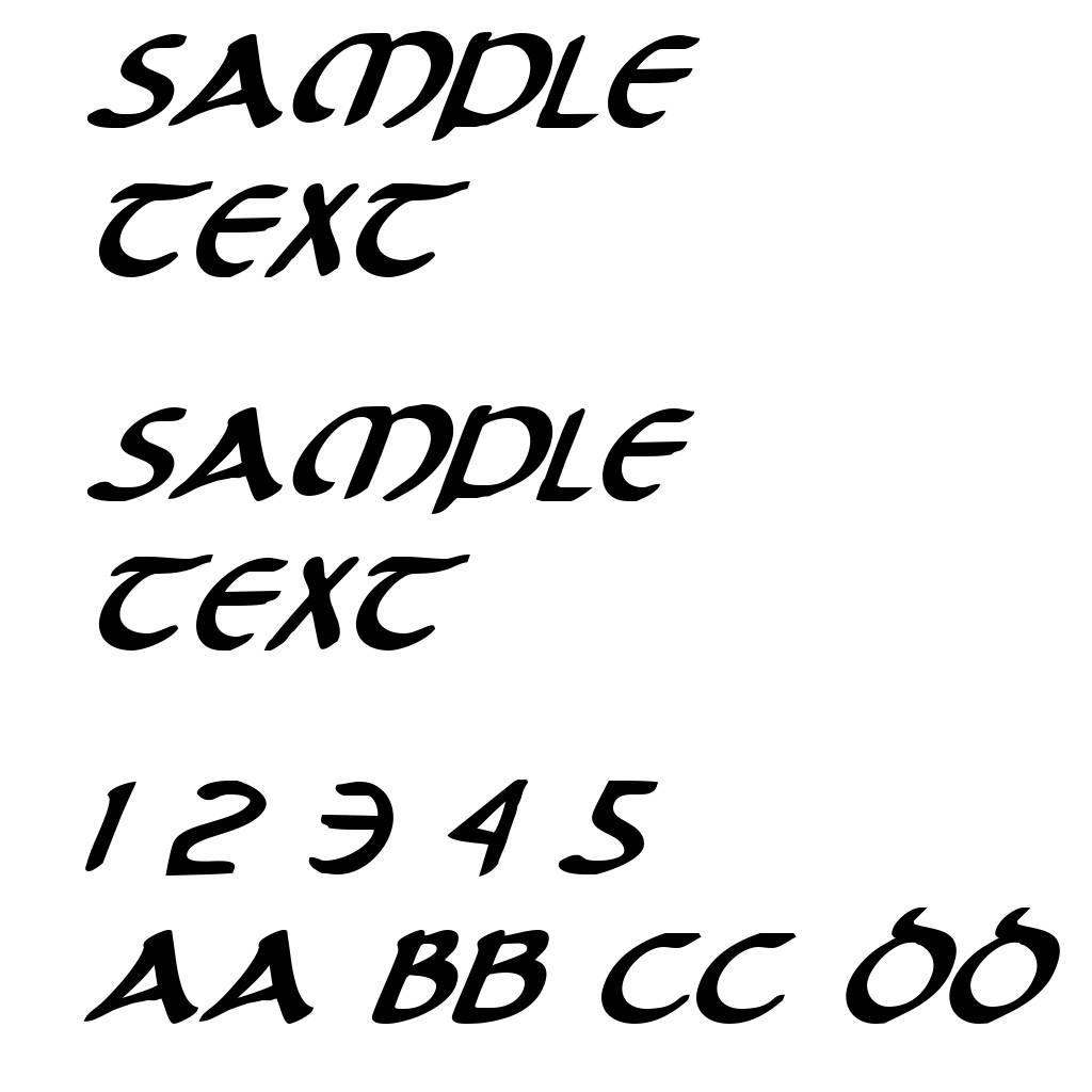 Tristram Bold Italic