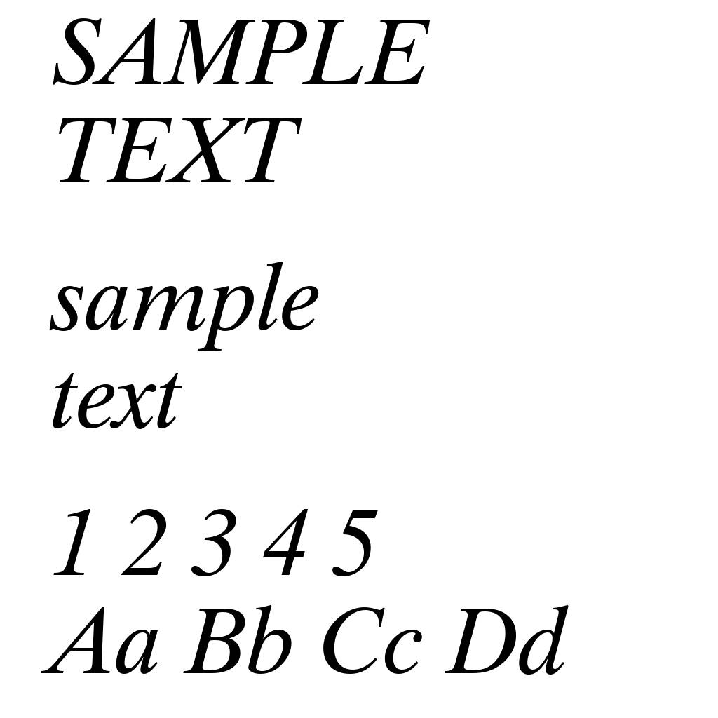 Dutch 801 Italic BT