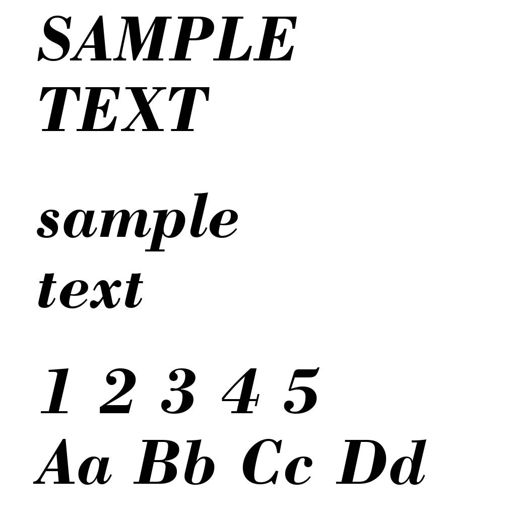 Bodoni Bold Italic BT