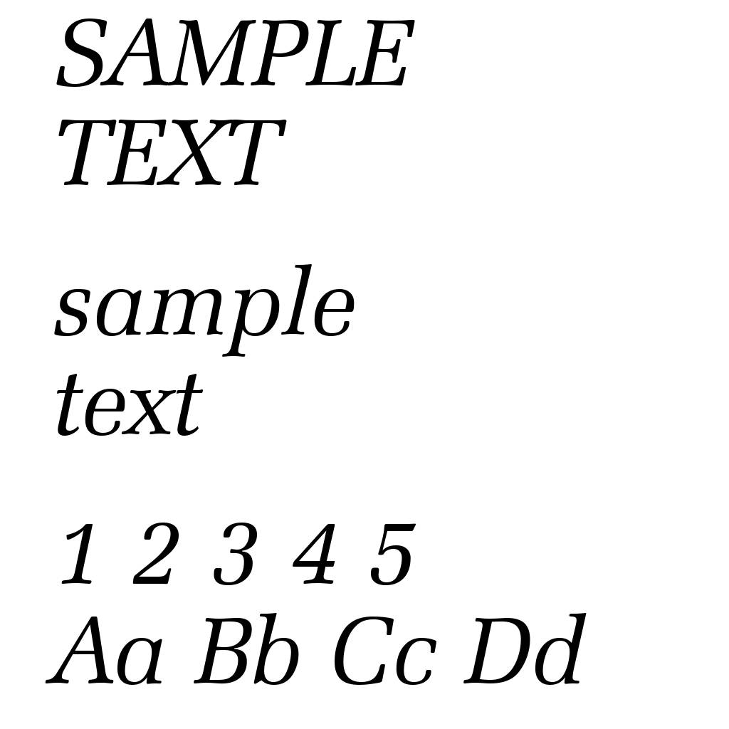 Zapf Elliptical 711 Italic BT
