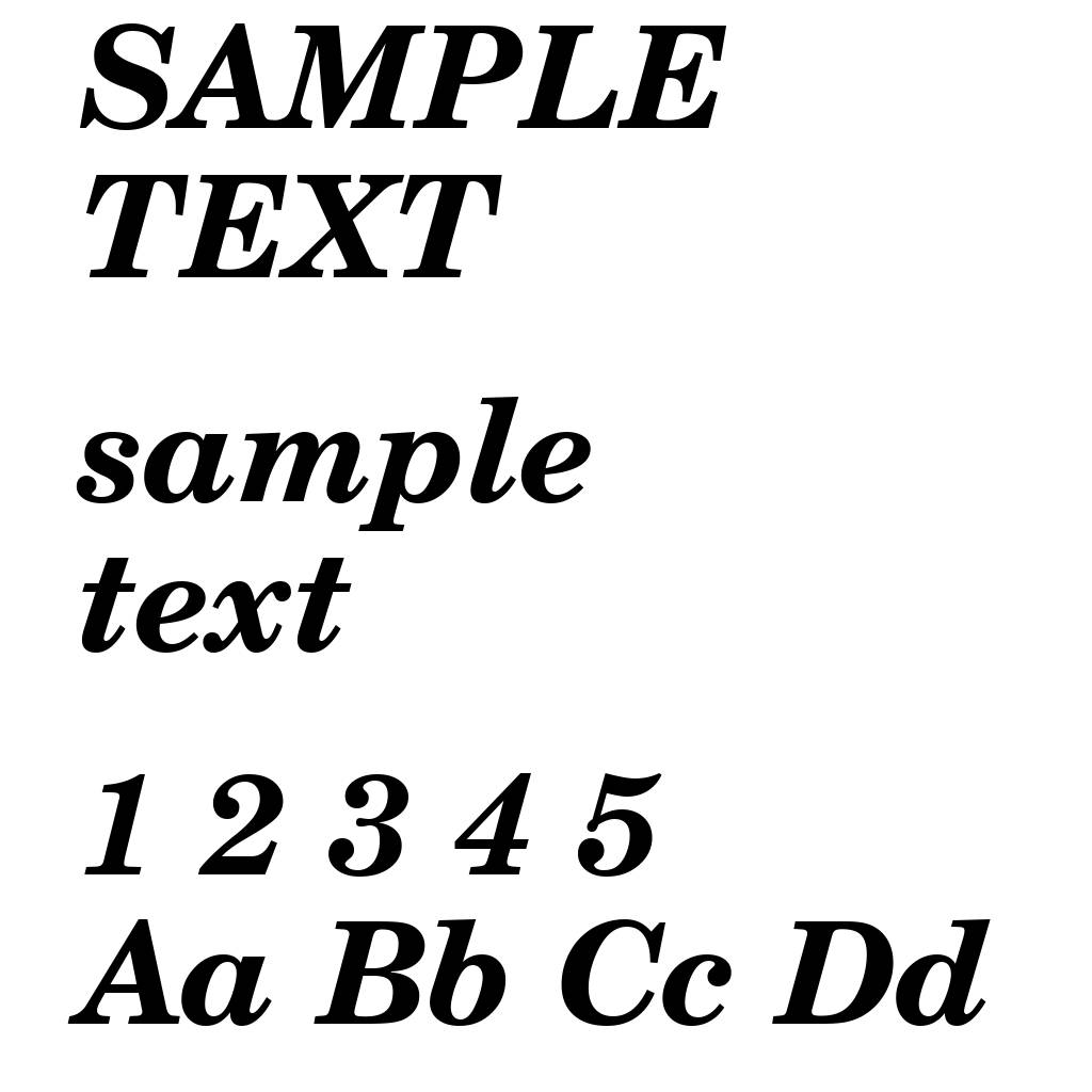 Century Schoolbook Bold Italic BT
