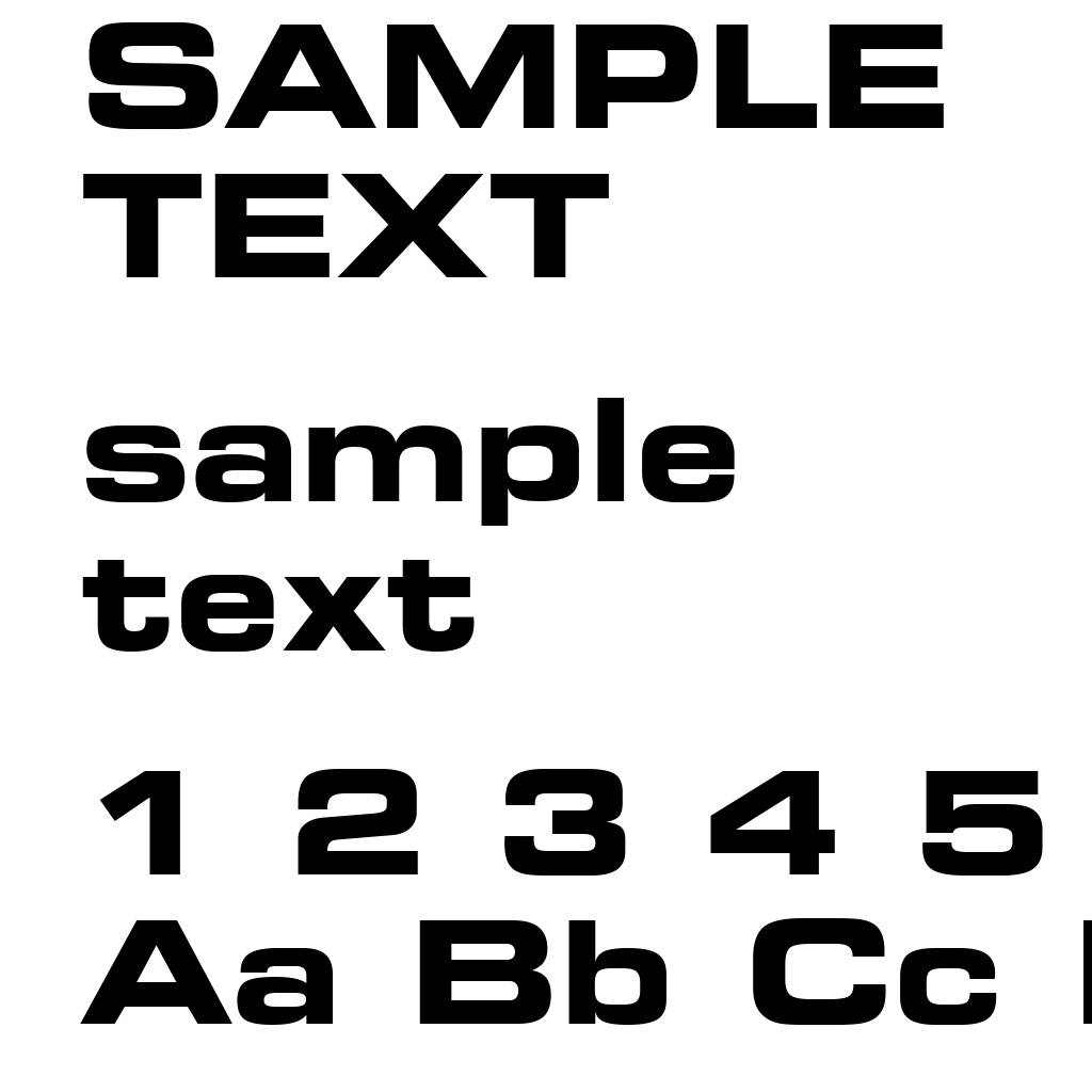 Square 721 Bold Extended BT