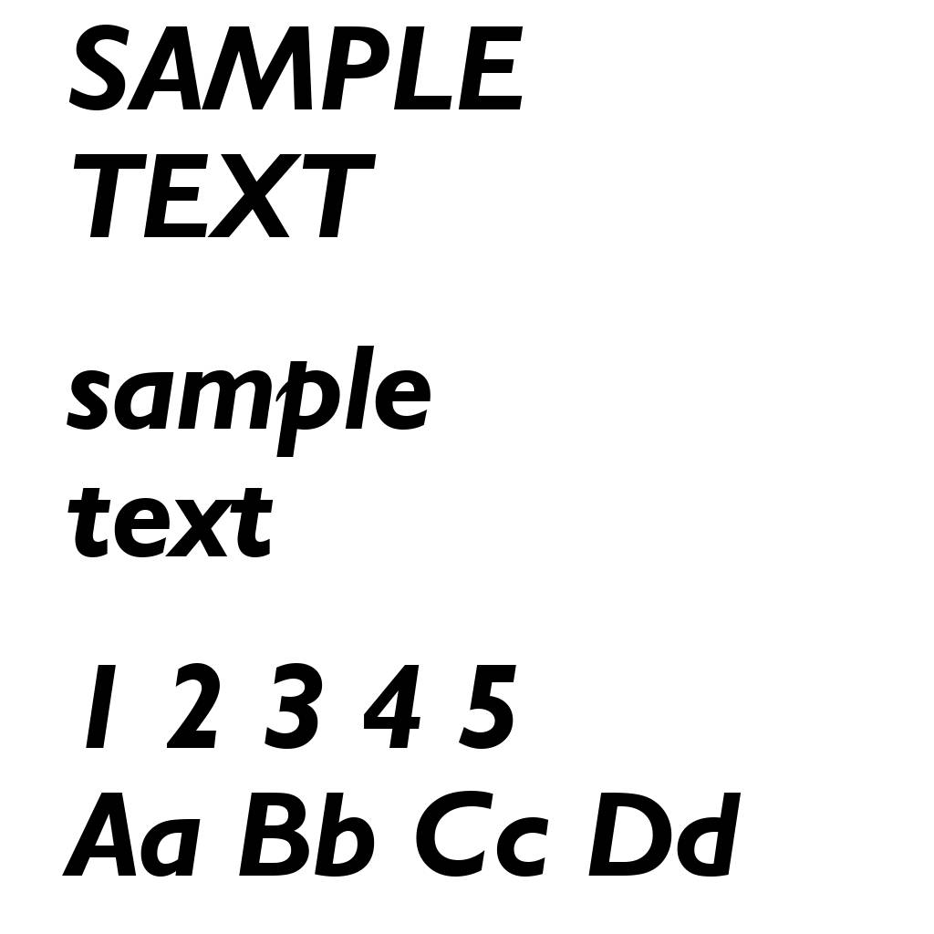 Humanist 521 Bold Italic BT