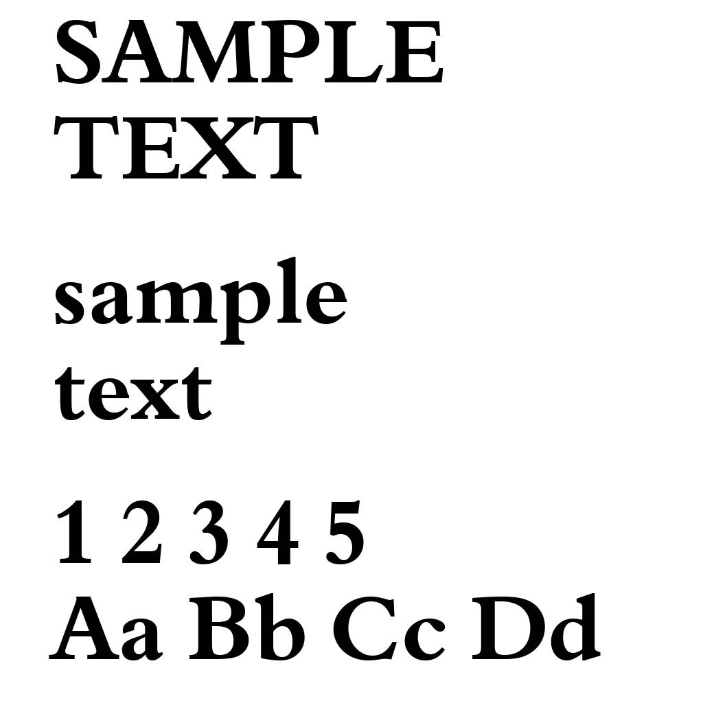 Aldine 401 Bold BT