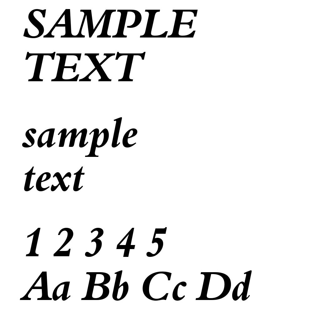 Aldine 401 Bold Italic BT