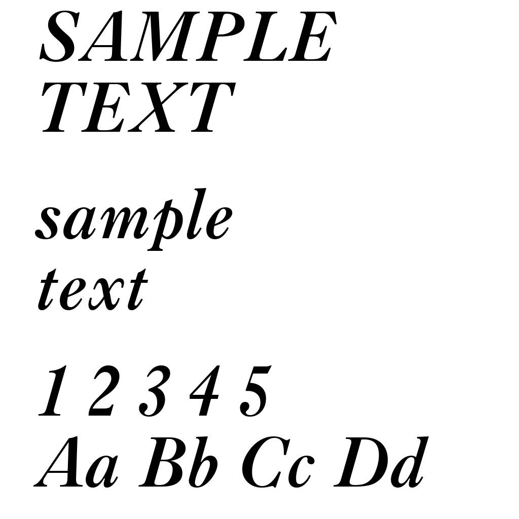 Caslon Bold Italic BT