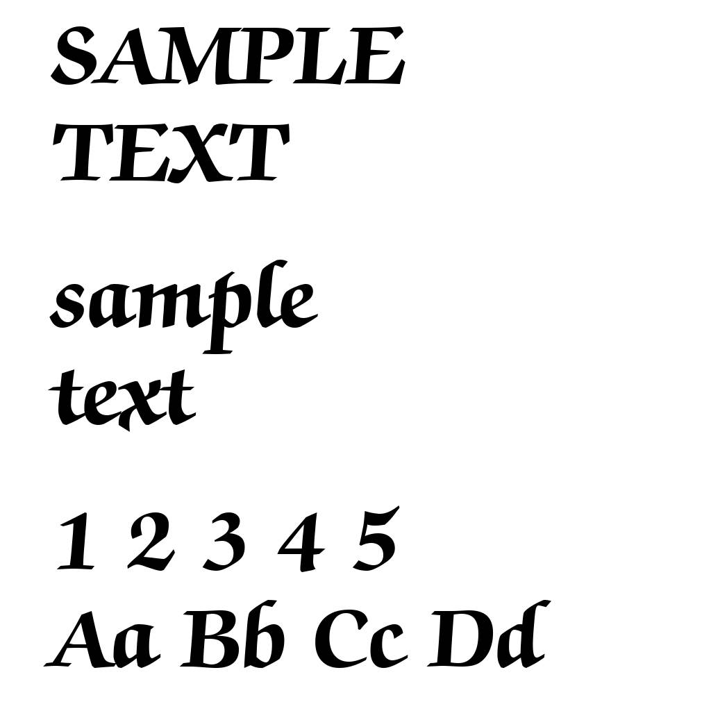 Zapf Chancery Bold BT