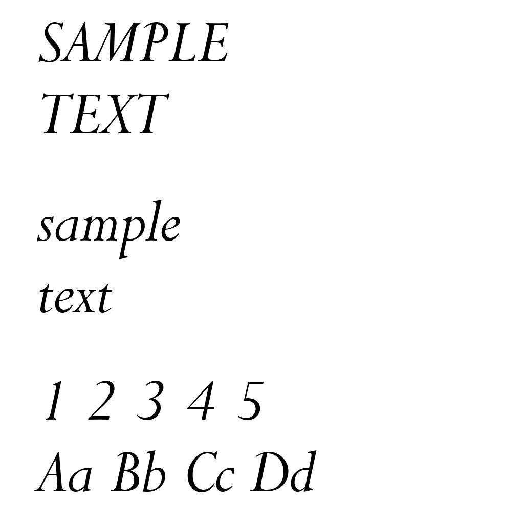 Lapidary 333 Italic BT