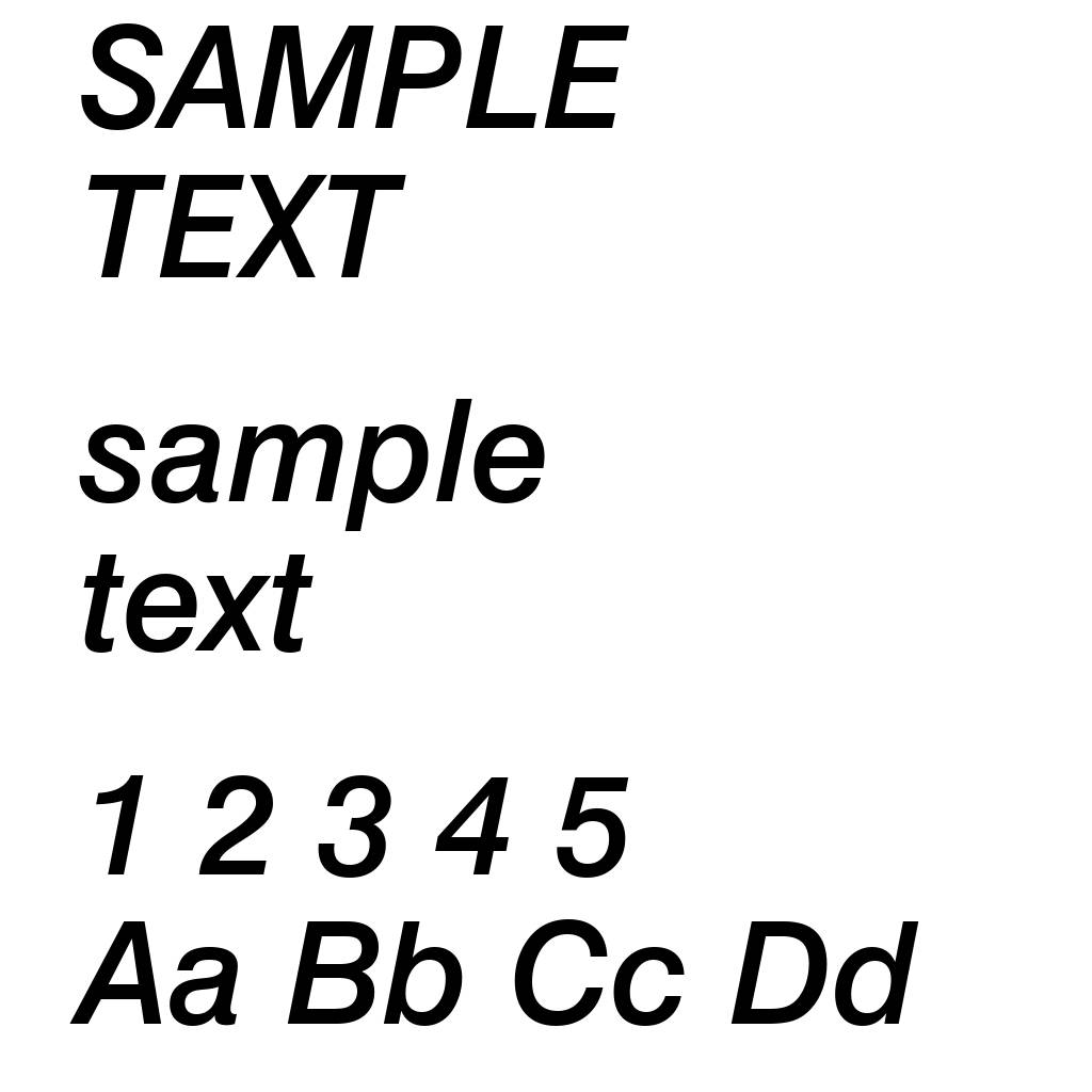 Swiss 721 Medium Italic BT
