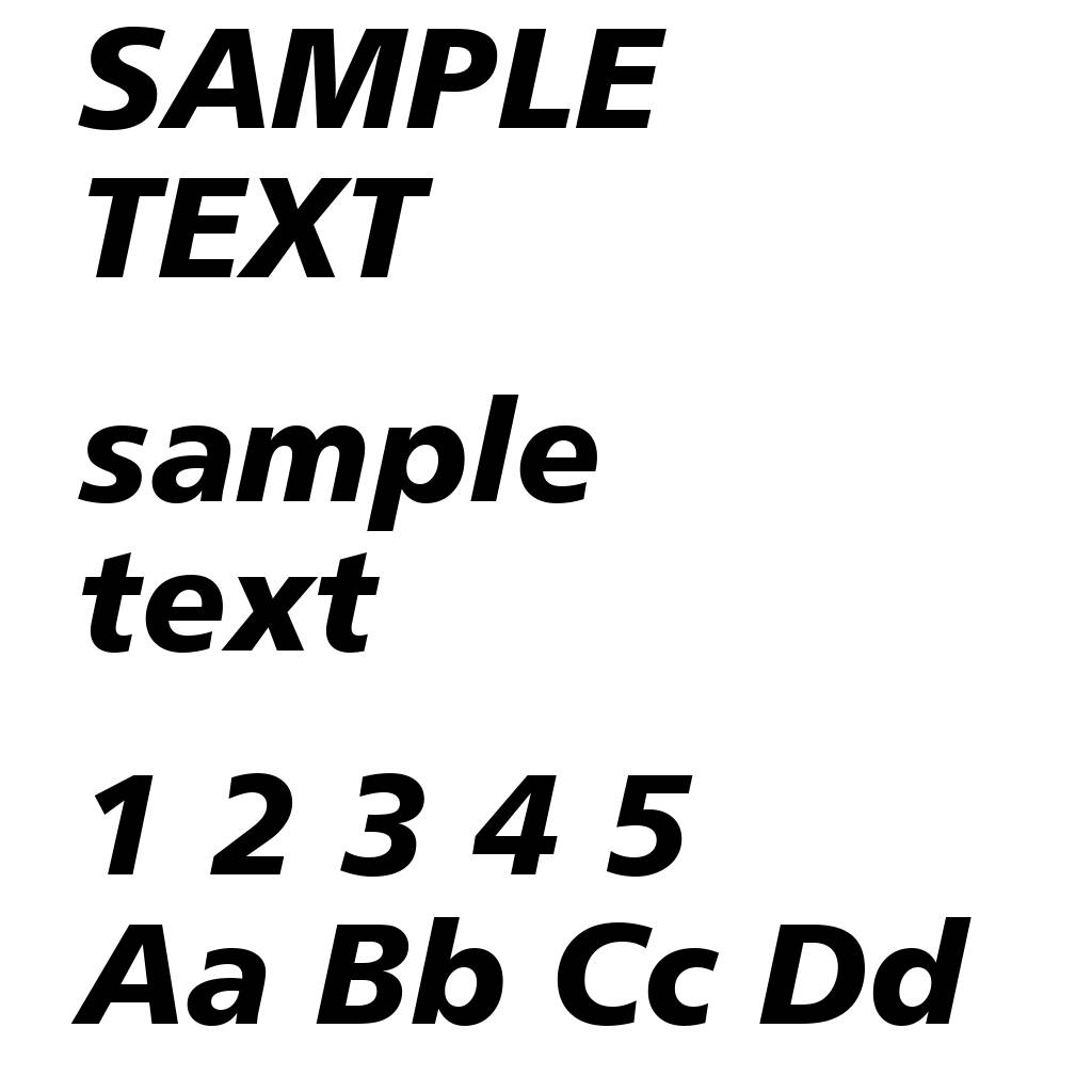Humanist 777 Black Italic BT